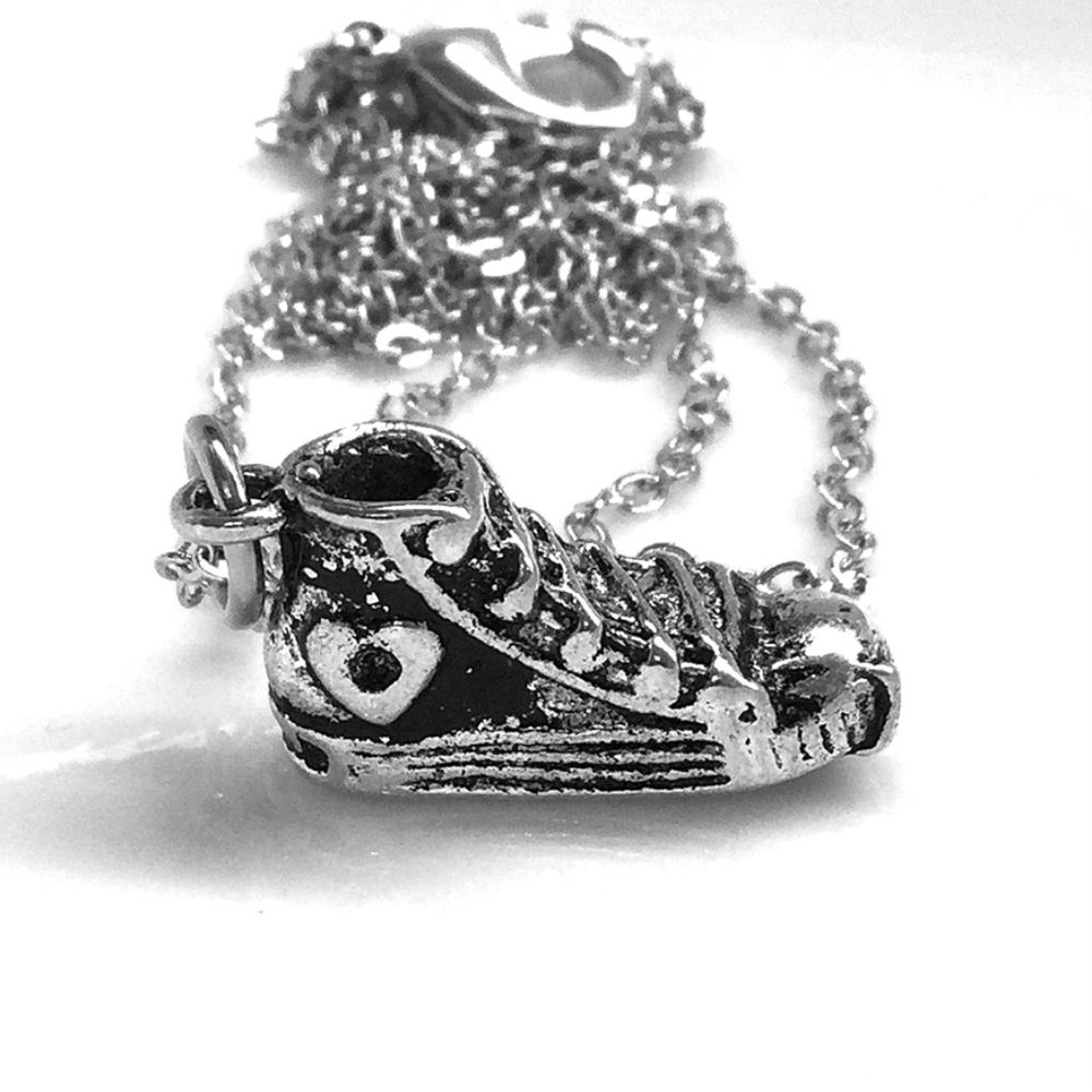 Sneakers High Tops Runners Charm Necklace